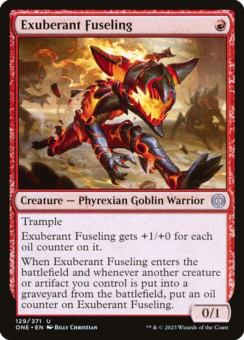 Phyrexia: All Will Be One - 129 - Exuberant Fuseling - Uncommon