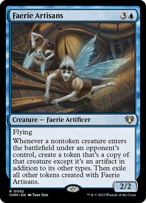 Commander Masters - 92 - Faerie Artisans - Rare