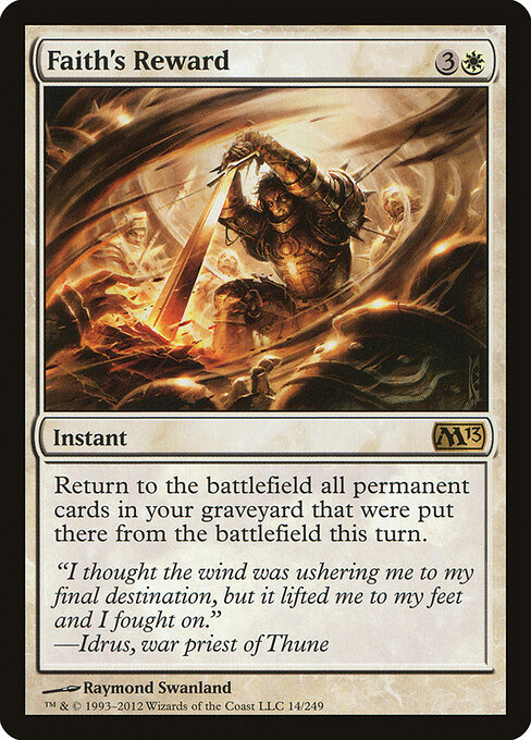 Magic 2013 - 14 - Faith's Reward - Rare