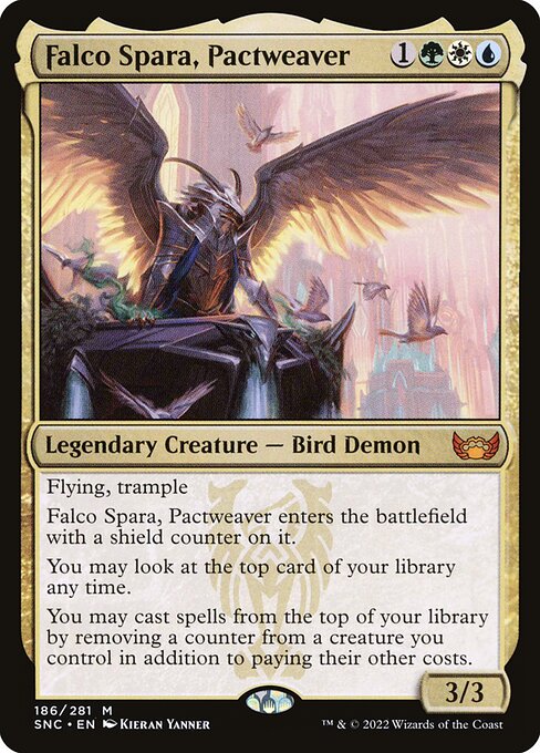 Streets of New Capenna - 186 - Falco Spara, Pactweaver - Mythic