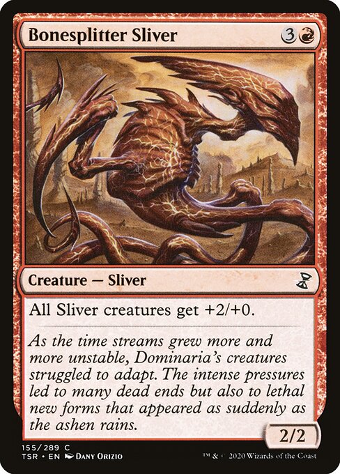 Time Spiral Remastered - 155 - Bonesplitter Sliver - Common