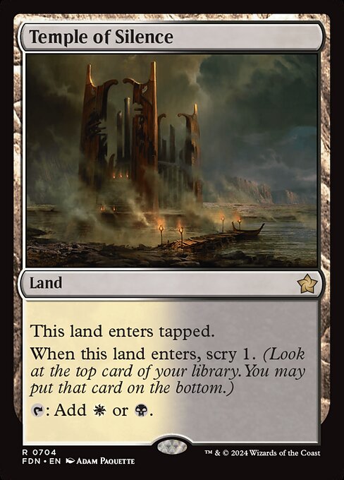Foundations - 704 - Temple of Silence - Rare
