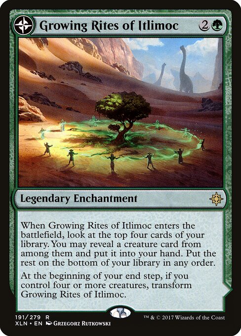 Ixalan - 191 - Growing Rites of Itlimoc // Itlimoc, Cradle of the Sun - Rare