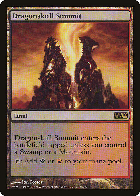 Magic 2010 - 223 - Dragonskull Summit - Rare