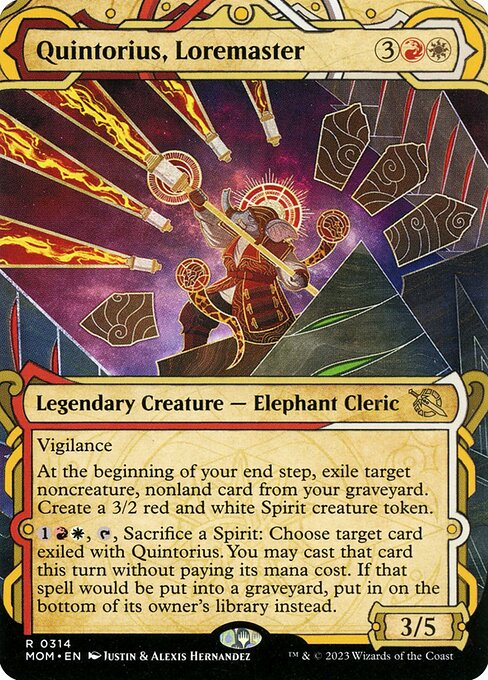 March of the Machine - 314 - Quintorius, Loremaster - Rare