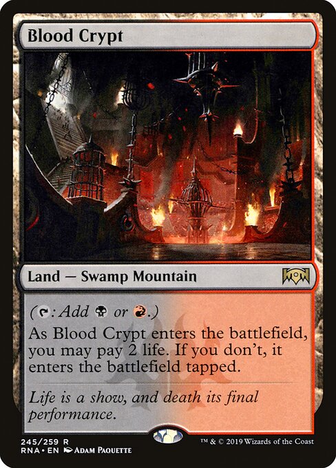 Ravnica Allegiance - 245 - Blood Crypt - Rare