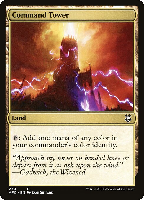 Forgotten Realms Commander - 230 - Command Tower - Common