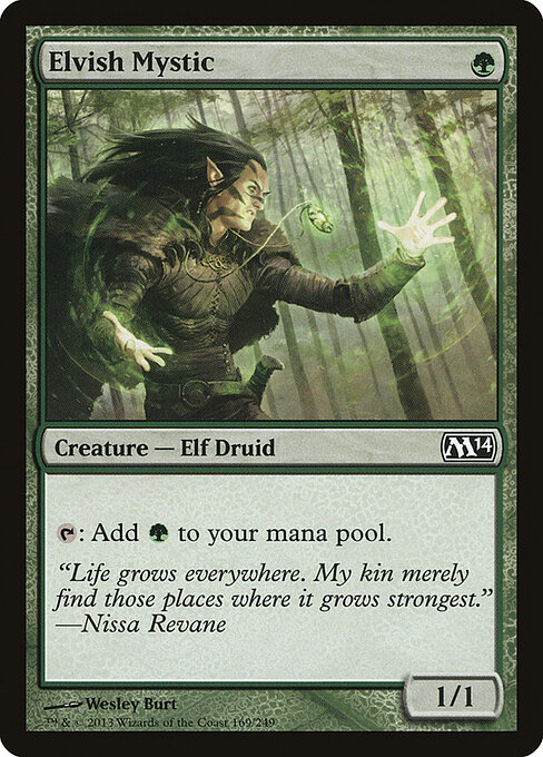 Magic 2014 - 169 - Elvish Mystic - Common