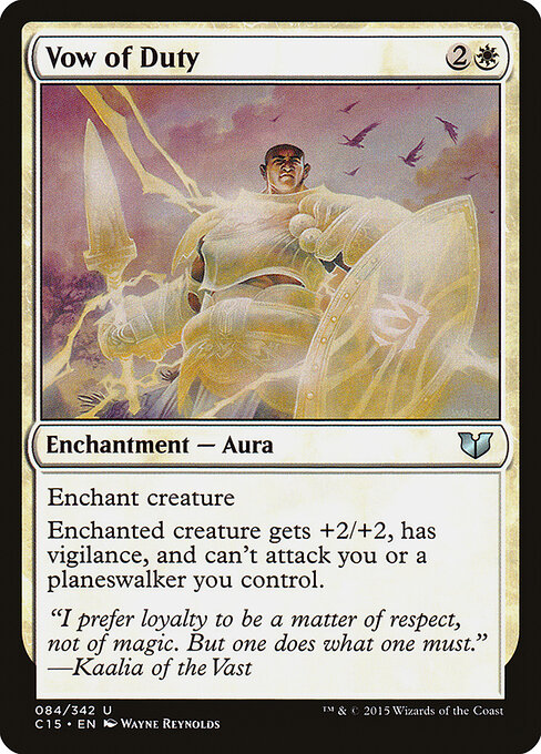 Commander 2015 - 84 - Vow of Duty - Uncommon