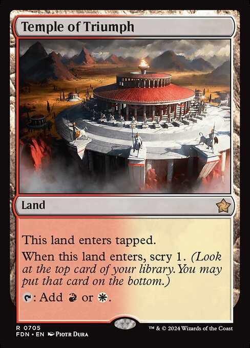 Foundations - 705 - Temple of Triumph - Rare