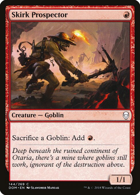 Dominaria - 144 - Skirk Prospector - Common