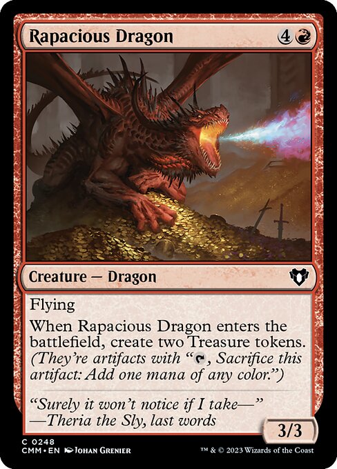 Commander Masters - 248 - Rapacious Dragon - Common