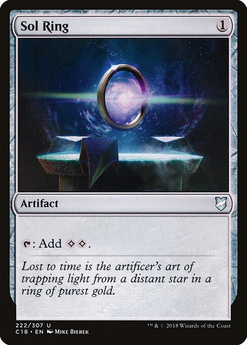 Commander 2018 - 222 - Sol Ring - Uncommon