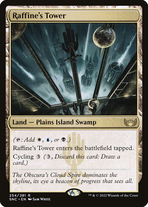 Streets of New Capenna - 254 - Raffine's Tower - Rare - Foil