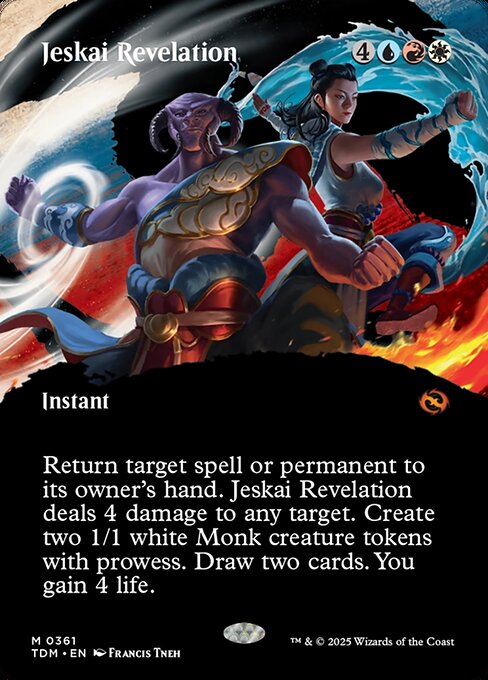 Tarkir: Dragonstorm - 361 - Jeskai Revelation - Mythic