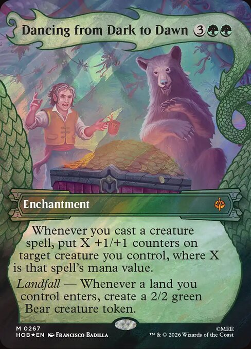The Hobbit - 267 - Dancing from Dark to Dawn - Mythic - Surge Foil