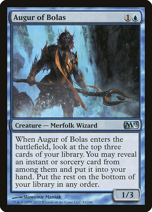 Magic 2013 - 43 - Augur of Bolas - Uncommon
