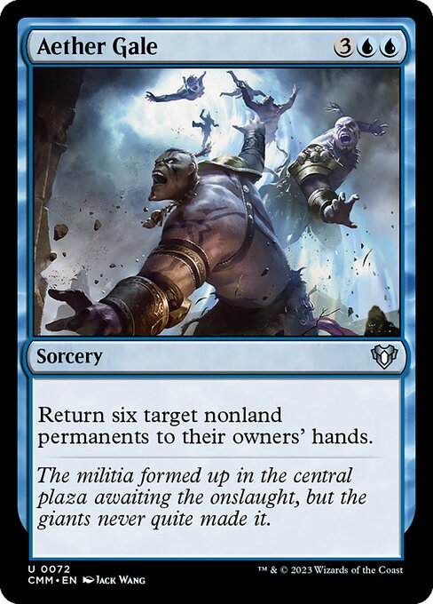 Commander Masters - 72 - Aether Gale - Uncommon