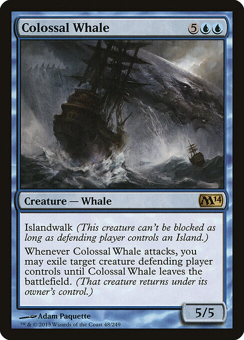 Magic 2014 - 48 - Colossal Whale - Rare