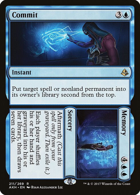 Amonkhet - 211 - Commit // Memory - Rare