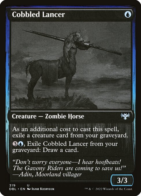 Innistrad: Double Feature - 319 - Cobbled Lancer - Uncommon