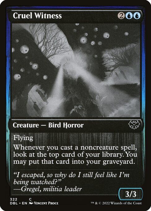 Innistrad: Double Feature - 322 - Cruel Witness - Common