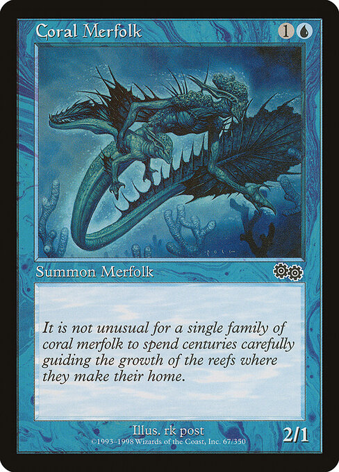 Urza's Saga - 67 - Coral Merfolk - Common