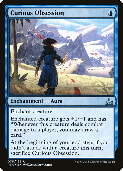 Rivals of Ixalan - 35 - Curious Obsession - Uncommon