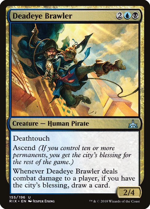 Rivals of Ixalan - 155 - Deadeye Brawler - Uncommon