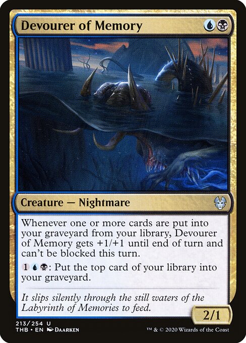 Theros Beyond Death - 213 - Devourer of Memory - Uncommon