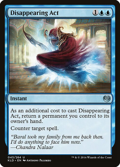 Kaladesh - 43 - Disappearing Act - Uncommon