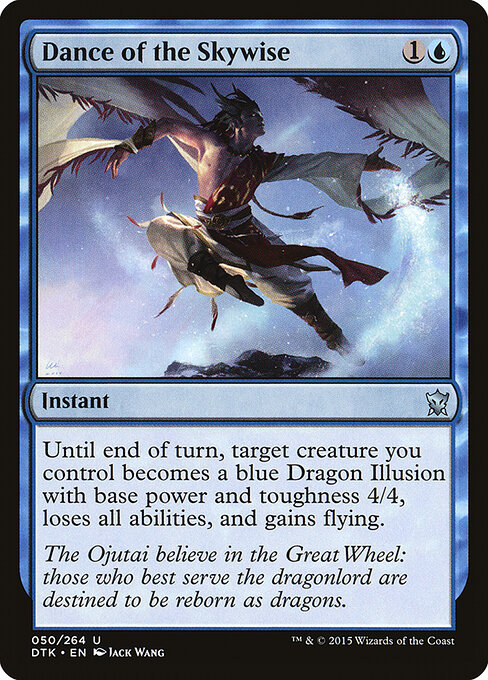 Dragons of Tarkir - 50 - Dance of the Skywise - Uncommon