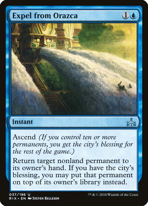 Rivals of Ixalan - 37 - Expel from Orazca - Uncommon