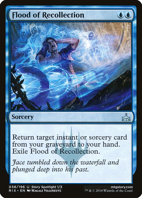 Rivals of Ixalan - 38 - Flood of Recollection - Uncommon