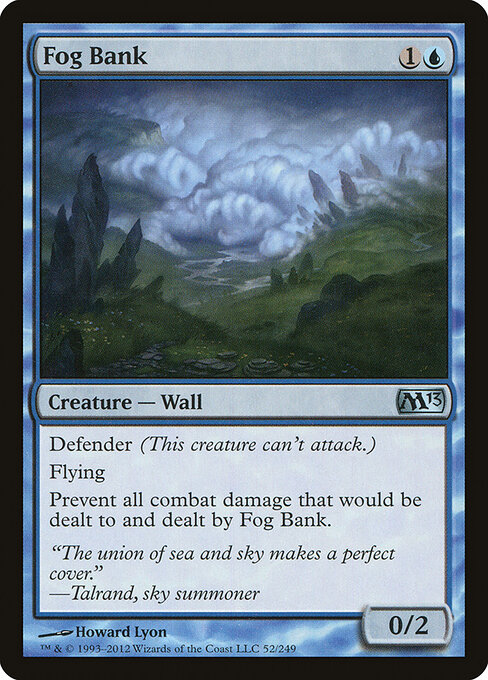 Magic 2013 - 52 - Fog Bank - Uncommon