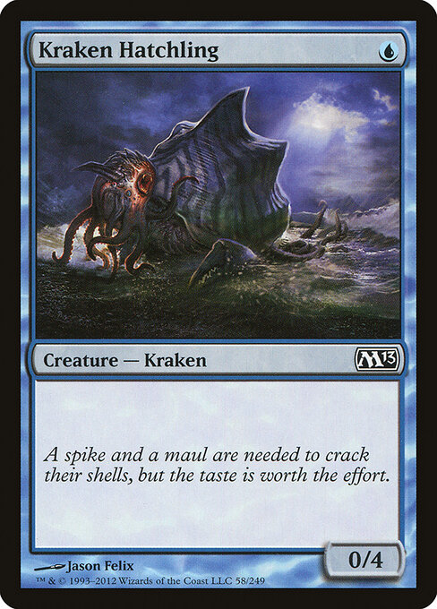 Magic 2013 - 58 - Kraken Hatchling - Common