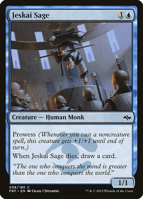 Fate Reforged - 38 - Jeskai Sage - Common