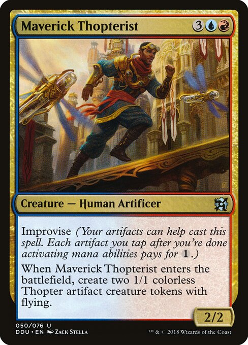 Duel Decks: Elves vs. Inventors - 50 - Maverick Thopterist - Uncommon