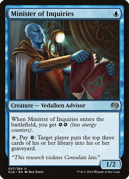 Kaladesh - 57 - Minister of Inquiries - Uncommon