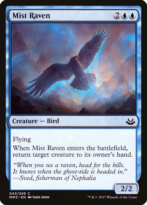 Modern Masters 2017 - 43 - Mist Raven - Common