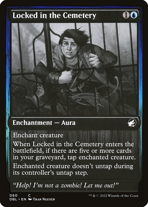 Innistrad: Double Feature - 60 - Locked in the Cemetery - Common