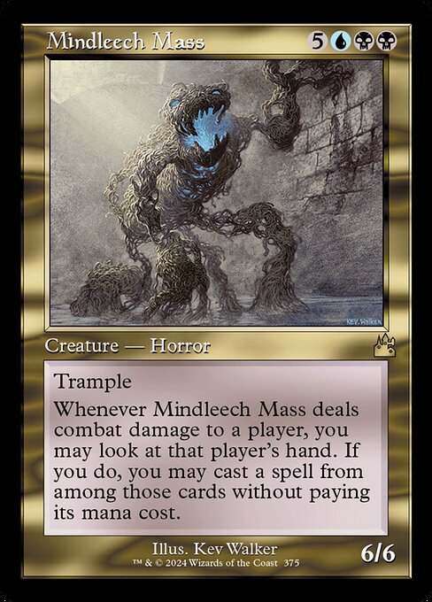 Ravnica Remastered - 375 - Mindleech Mass - Rare