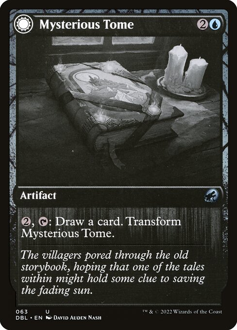 Innistrad: Double Feature - 63 - Mysterious Tome // Chilling Chronicle - Uncommon