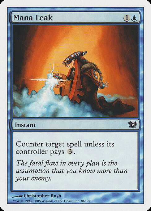 Ninth Edition - 86 - Mana Leak - Common
