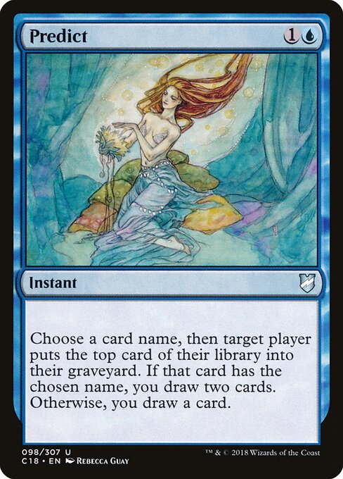 Commander 2018 - 98 - Predict - Uncommon