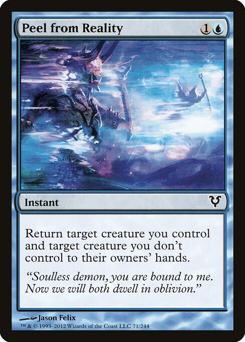 Avacyn Restored - 71 - Peel from Reality - Common