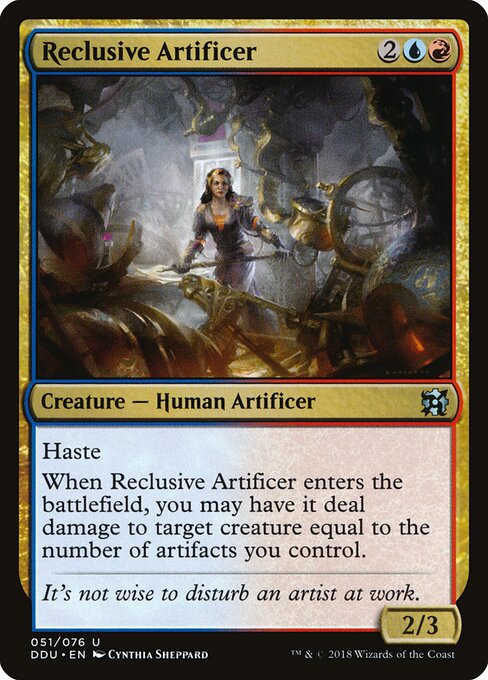 Duel Decks: Elves vs. Inventors - 51 - Reclusive Artificer - Uncommon