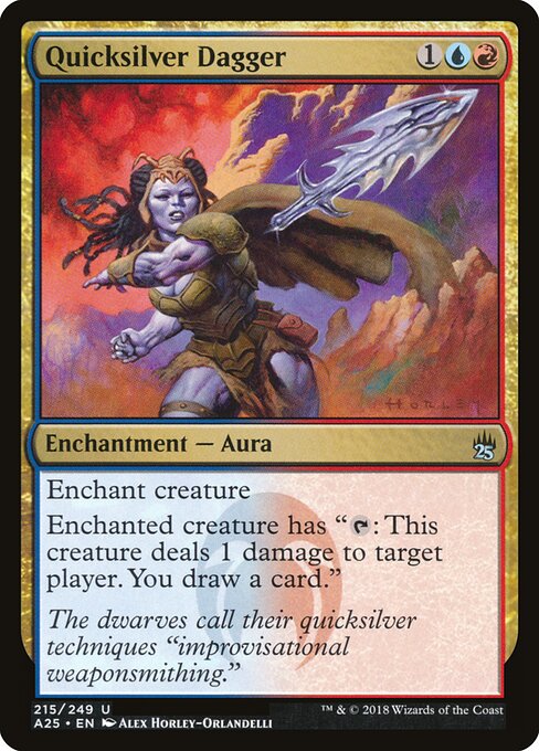 Masters 25 - 215 - Quicksilver Dagger - Uncommon