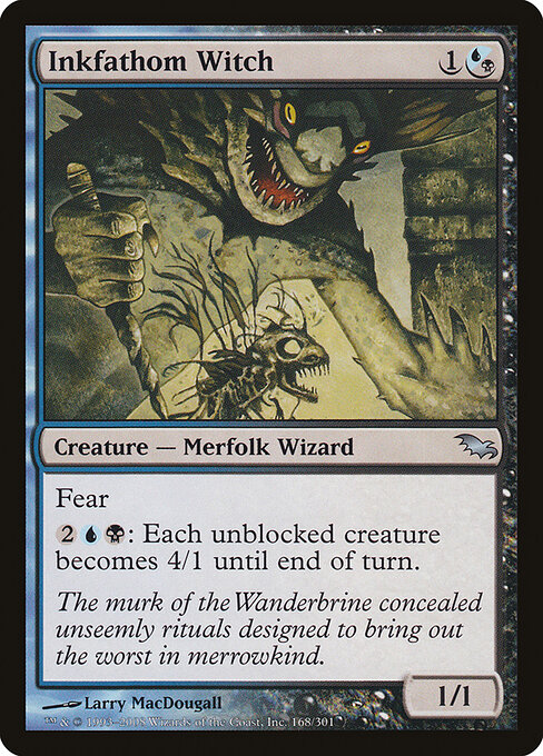 Shadowmoor - 168 - Inkfathom Witch - Uncommon