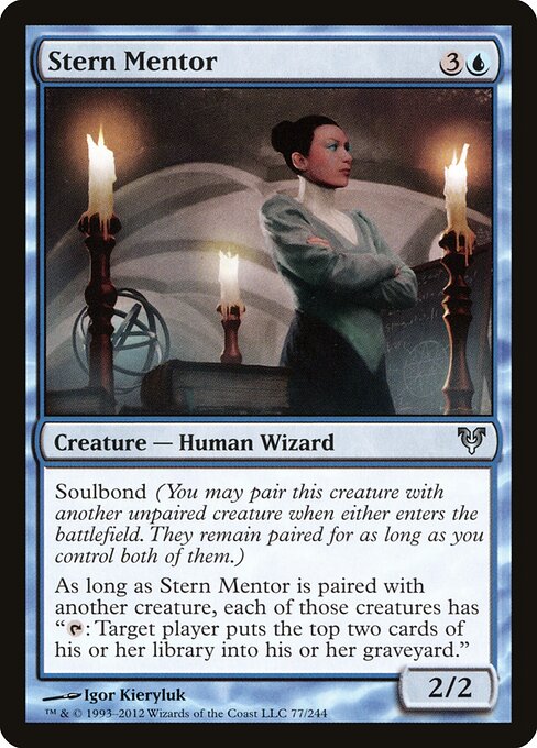Avacyn Restored - 77 - Stern Mentor - Uncommon